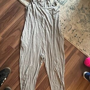 Smash + Tess Gray Sweetheart Romper